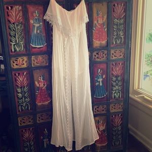 White Light Strapless Dress or Beach Cover-Up